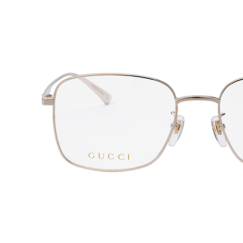 GUCCI Business Optical Eyewear Frame for Men - Gold Metal Square Frames GG0869OA-002 圖 4