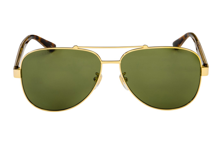 GUCCI Butterfly Gold Frame Sunglasses with Green Lenses GG0528S-004+G0528S-009 圖 3
