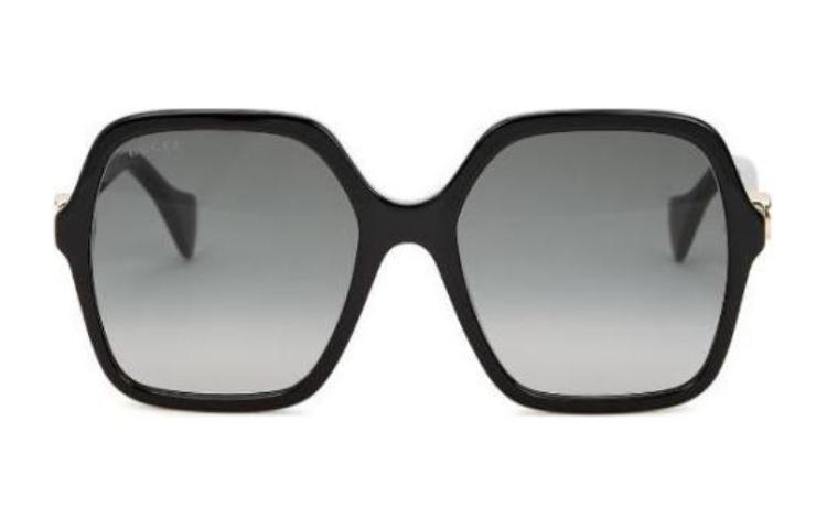 GUCCI Butterfly Sunglasses Black - Unisex Couple Style with Logo Temples. 14956324 圖 3