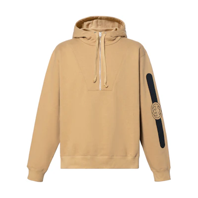 Gucci Camel Logo Print Hoodie 627079-XJCOH-2101