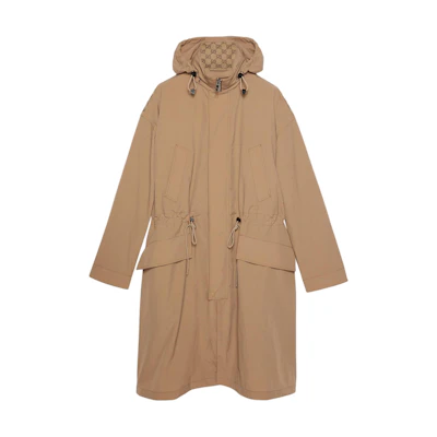 Gucci Camel Zipper Long Coat FW23 762598-ZAPBR-2602