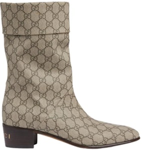 GUCCI古馳 時尚潮流 男款 米色帆布短靴 Order GUCCI古馳 時尚潮流 男款 米色帆布短靴