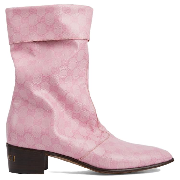 Order Gucci Sepatu Bot Kanvas 'Pink' 760474-UVS00-5823