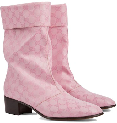 Gucci Sepatu Bot Kanvas 'Pink' 760474-UVS00-5823 Shop Gucci Sepatu Bot Kanvas 'Pink' 760474-UVS00-5823