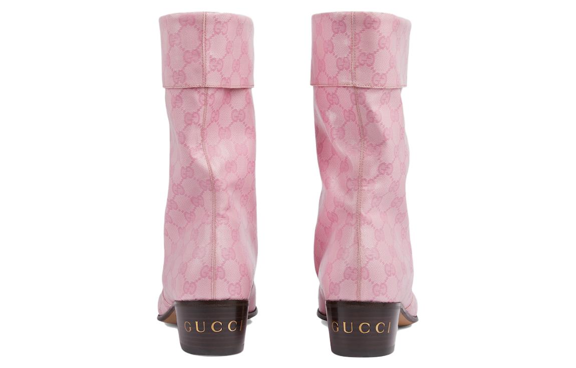 Purchase Gucci Sepatu Bot Kanvas 'Pink' 760474-UVS00-5823