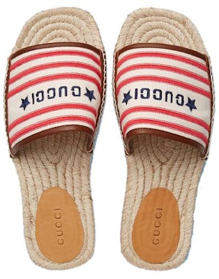 구찌 캔버스 샌들 (화이트 레드) 692969-F6LZ0-9098 Purchase 구찌 캔버스 샌들 (화이트 레드) 692969-F6LZ0-9098