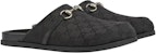 Gucci Canvas Flat Mules 'Hitam' 786486-FADFO-1000
