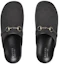 Shop グッチ キャンバス フラット ミュール 'ブラック' 786486-FADFO-1000 786486-FADFO-1000