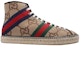 Order Gucci Kanvas High-Top Lace-Up 'Beige' 675171-UKOB0-2595