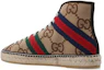 Shop Gucci Canvas Hoge Sneakers Veters ''Beige'' 675171-UKOB0-2595