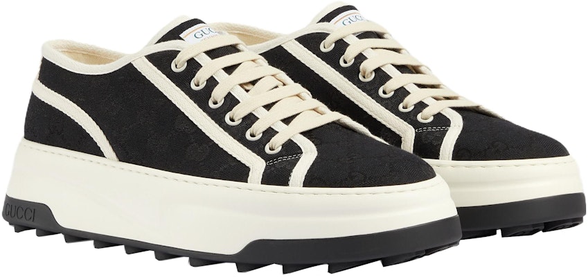 グッチ GGスニーカー 白黒 (Gucci GGスニーカー 白黒) 745997-20Q20-1043 Lookbook グッチ GGスニーカー 白黒 (Gucci GGスニーカー 白黒) 745997-20Q20-1043