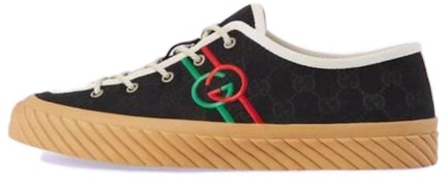 Gucci Canvas Low-Top Sneakers 'Black' 703032-FAA5A-1182 Gucci Canvas Low-Top Sneakers 'Black' 703032-FAA5A-1182