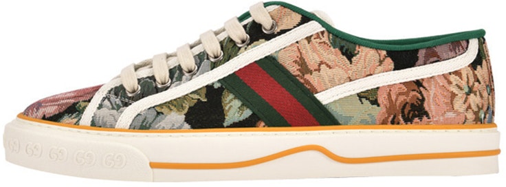 gucci-canvas-print-sneakers-green-606111-2-mw-30-4970