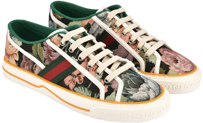(Women) Gucci Tennis 1977 Shoes 'Green Multi' 606111-2MW30-4970 Order (Women) Gucci Tennis 1977 Shoes 'Green Multi' 606111-2MW30-4970