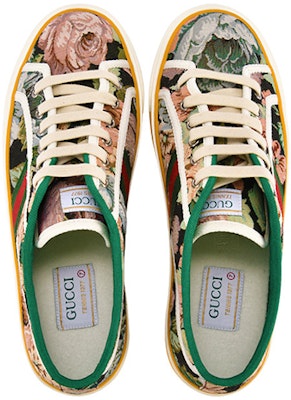 (Women) Gucci Tennis 1977 Shoes 'Green Multi' 606111-2MW30-4970 Shop (Women) Gucci Tennis 1977 Shoes 'Green Multi' 606111-2MW30-4970