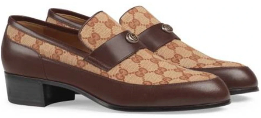 Gucci Canvas Gedrukte Loafers ''Donkerbruin'' 532405-0G060-2270 Lookbook Gucci Canvas Gedrukte Loafers ''Donkerbruin'' 532405-0G060-2270