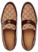 Purchase GUCCI 古馳 雙G 簡約休閒老花平底樂福鞋 棕色