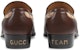 Gucci Kasut Loafers Kanvas Cetakan 'Coklat Gelap' 532405-0G060-2270