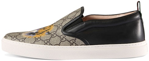 Gucci Canvas Sneakers 'Brown Tiger Logo' 456202-K5230-8979 Gucci Canvas Sneakers 'Brown Tiger Logo' 456202-K5230-8979