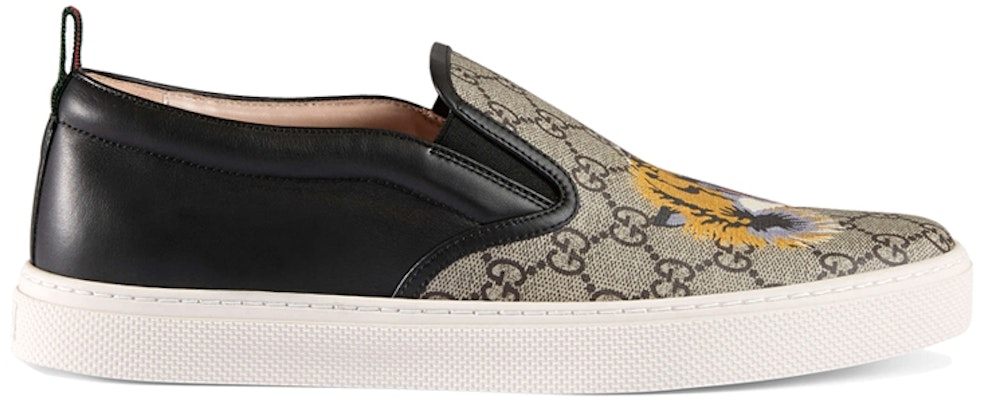 Gucci Canvas Sneakers 'Brown Tiger Logo' 456202-K5230-8979 Order Gucci Canvas Sneakers 'Brown Tiger Logo' 456202-K5230-8979