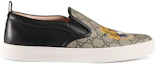 Order GUCCI 古奇 虎頭圖樣Logo 時尚休閒帆布鞋 棕色