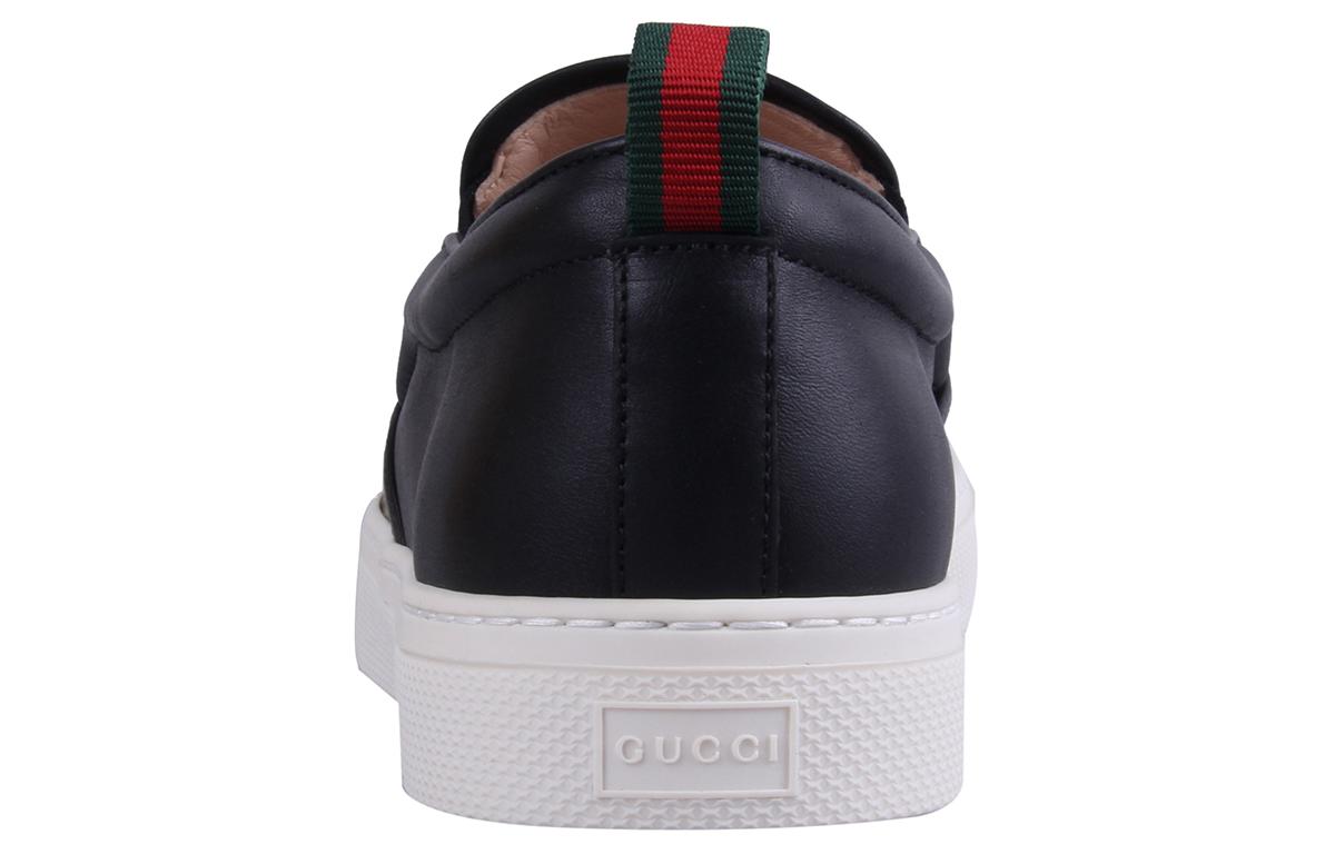 Purchase GUCCI 古奇 虎頭圖樣Logo 時尚休閒帆布鞋 棕色