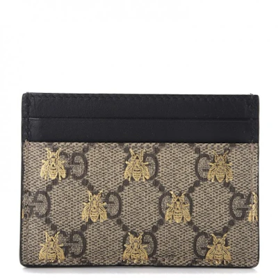 Dompet Kartu Gucci GG Supreme Motif Lebah Beige Buy Dompet Kartu Gucci GG Supreme Motif Lebah Beige