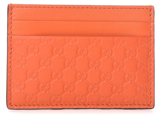 Gucci Card Case Microguccissima (5 Card Slot) Orange Buy Gucci Card Case Microguccissima (5 Card Slot) Orange