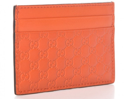 Gucci Card Case Microguccissima (5 Card Slot) Orange Order Gucci Card Case Microguccissima (5 Card Slot) Orange