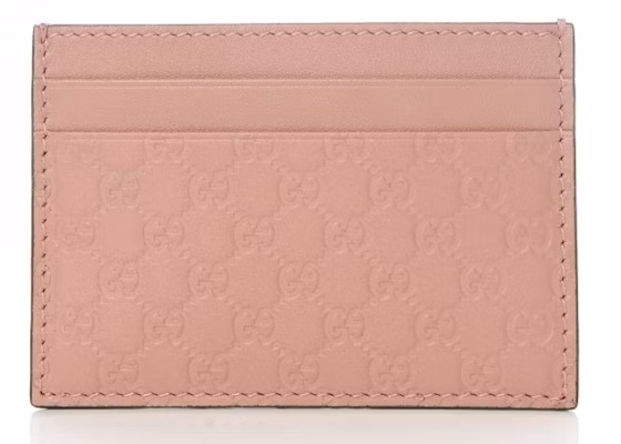 Gucci卡片夾Microguccissima(5卡槽)柔粉色 Buy Gucci卡片夾Microguccissima(5卡槽)柔粉色
