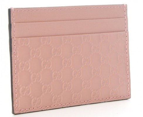Gucci Card Case Microguccissima (5 Card Slot) Soft Pink Order Gucci Card Case Microguccissima (5 Card Slot) Soft Pink