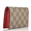 Order Gucci Card Case Wallet GG Supreme Bosco Patch Red Lining