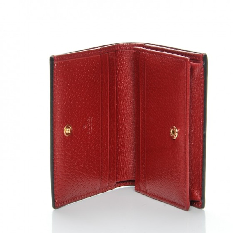 Lookbook Dompet Kartu Gucci Monogram GG Supreme Tian Cokelat/Beige/Merah Muda/Biru