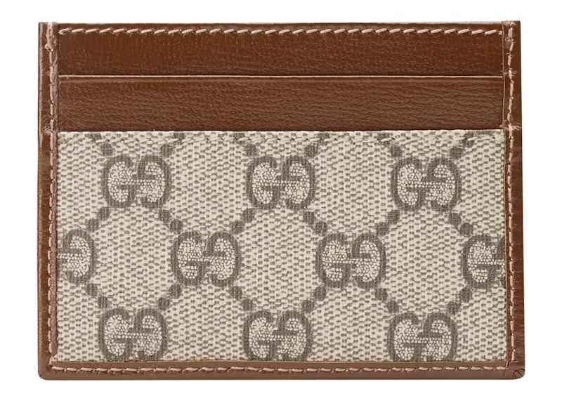Gucci Card Case with Interlocking G Beige/Ebony 圖 2