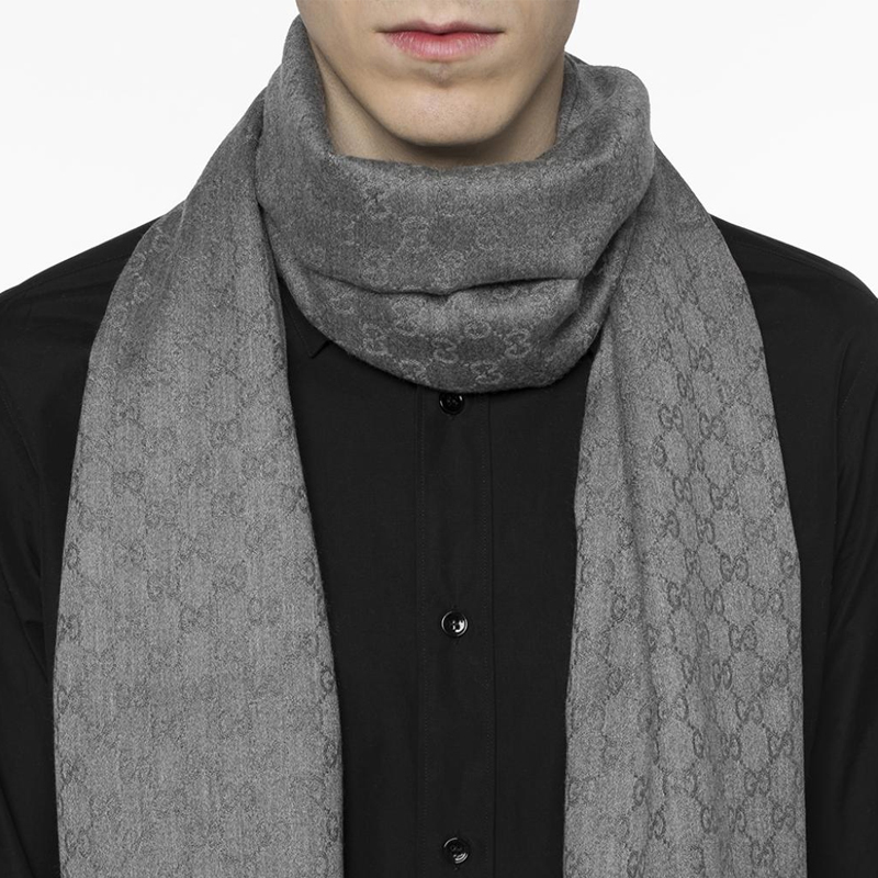 GUCCI Cashmere Wool Scarf Designer Brand. 456362-4G201-1300 圖 3