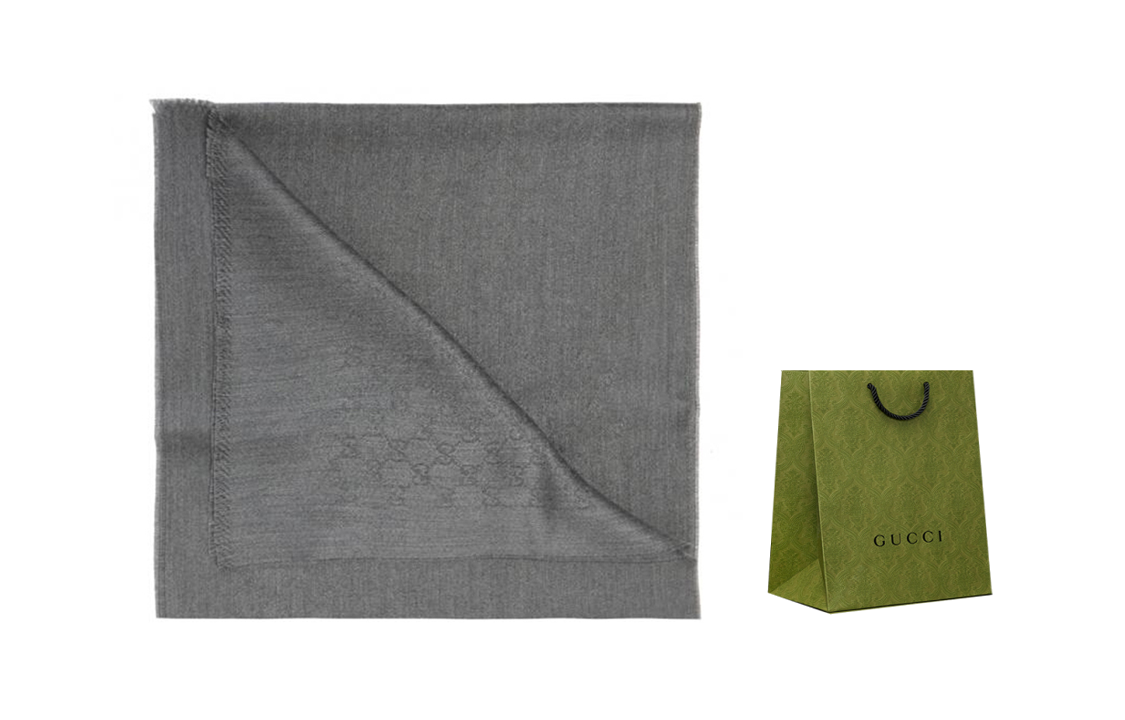 GUCCI Cashmere Wool Scarf Designer Brand. 456362-4G201-1300 圖 4