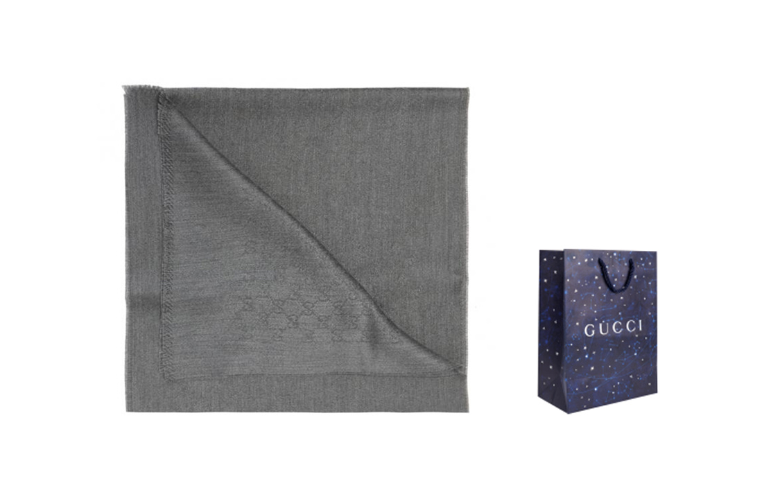 GUCCI Cashmere Wool Scarf Designer Brand. 456362-4G201-1300 圖 5