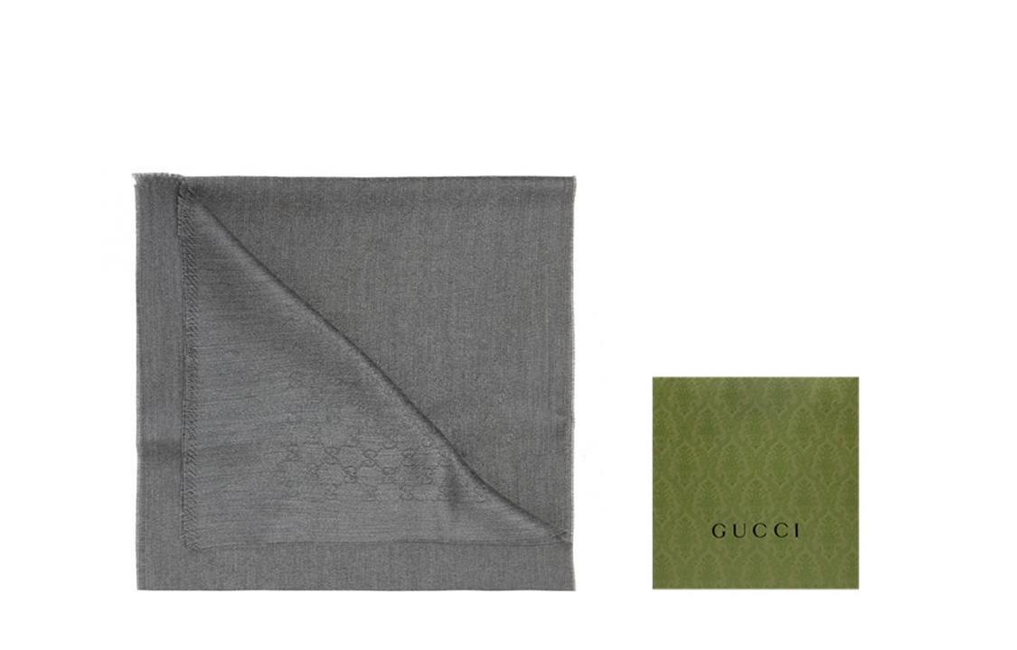 GUCCI Cashmere Wool Scarf Designer Brand. 456362-4G201-1300 圖 6