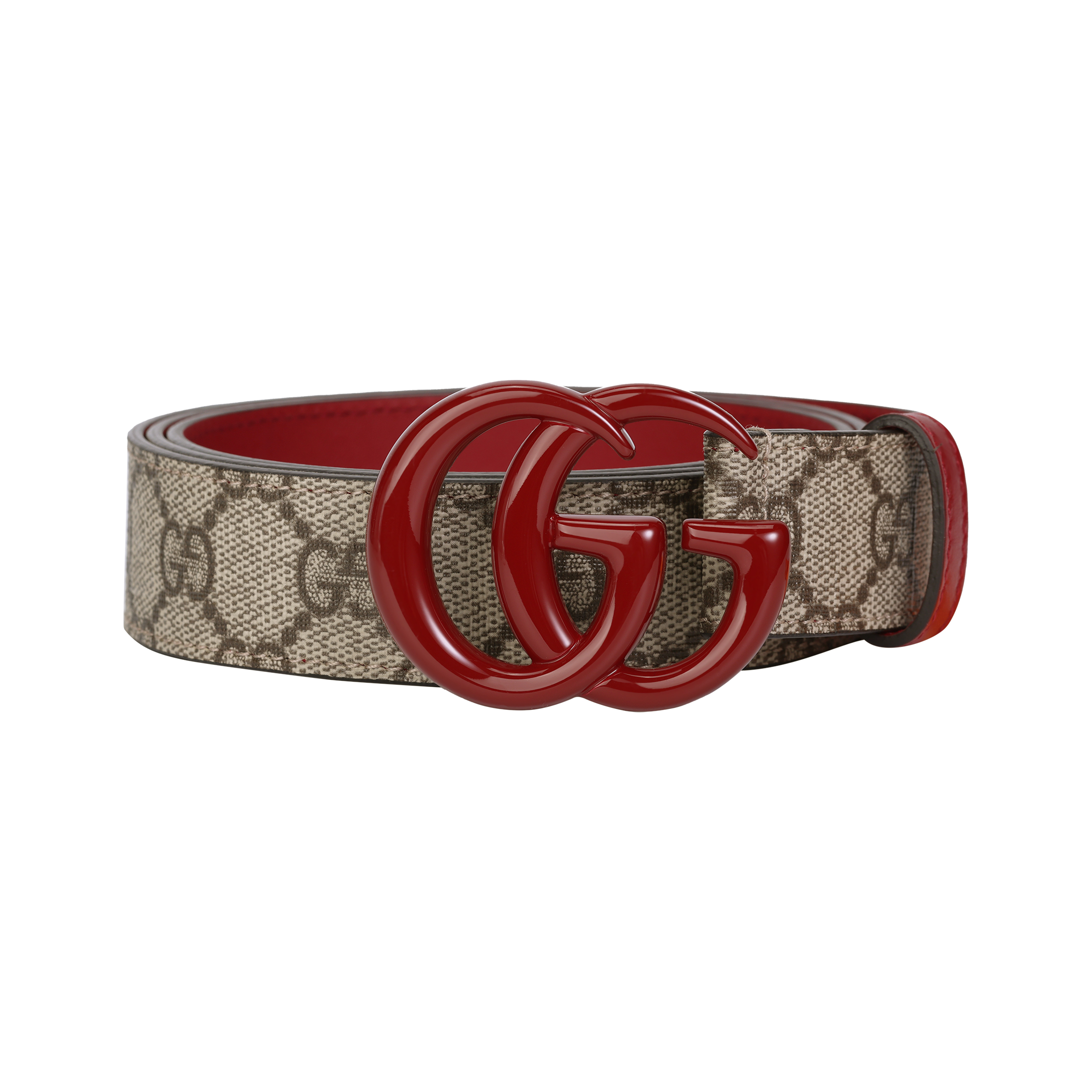 GUCCI Casual Fashion Unisex Leather Belt 3cm Wide Ebony Color. 414516HUH4V8561
