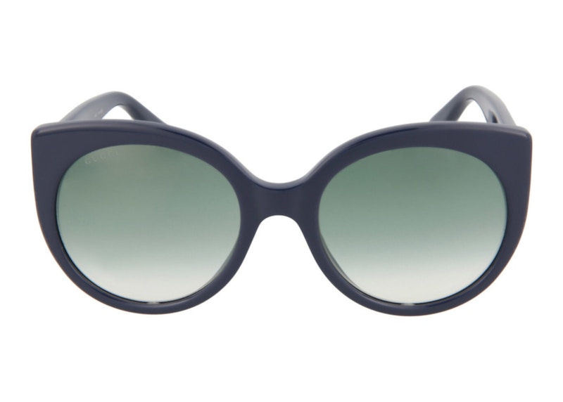 Order Kacamata Gucci Cat Eye Biru/Abu (GG0325S-30002854-008)