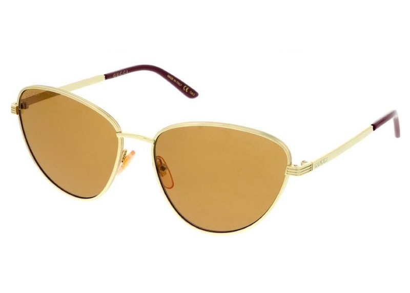 Gucci Cat Eye Sunglasses Gold (GG0803S-002-58)