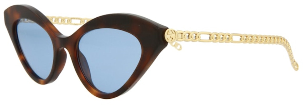 Gucci Cat Eye Sunglasses Havana Gold/Blue (GG0978S-30011176-003) Buy Gucci Cat Eye Sunglasses Havana Gold/Blue (GG0978S-30011176-003)