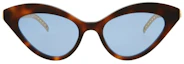Order 古驰猫眼太阳镜 棕金/蓝 (GG0978S-30011176-003)