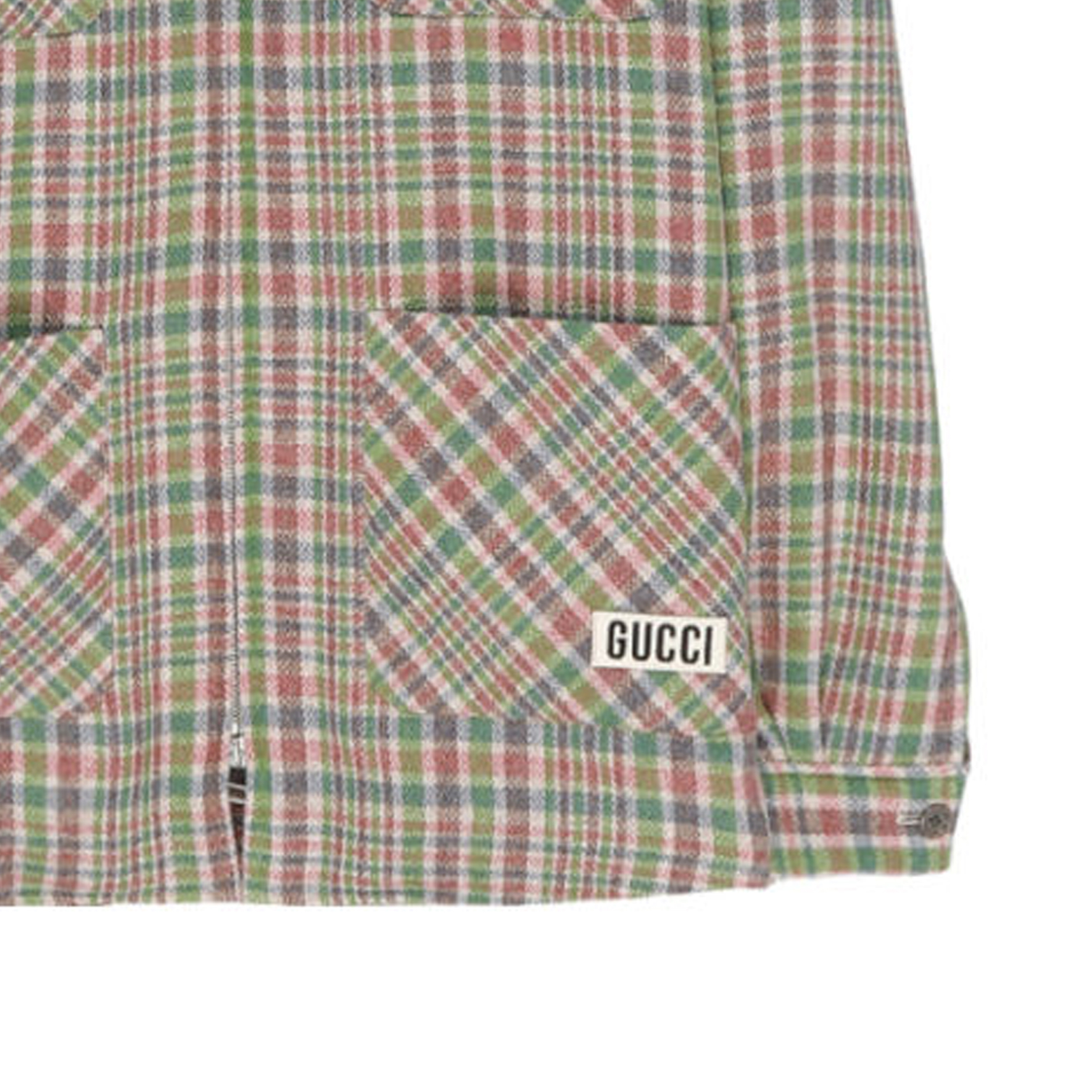 Gucci Checkered Logo Hooded Jacket Multicolor 669144-ZAHMX-3042 圖 7