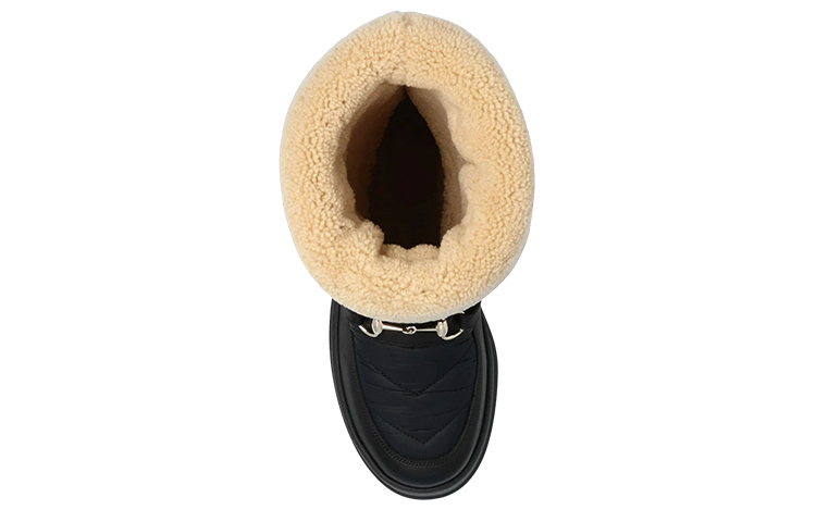 Gucci Chevron Boot With Horsebit 'Black' 圖 4