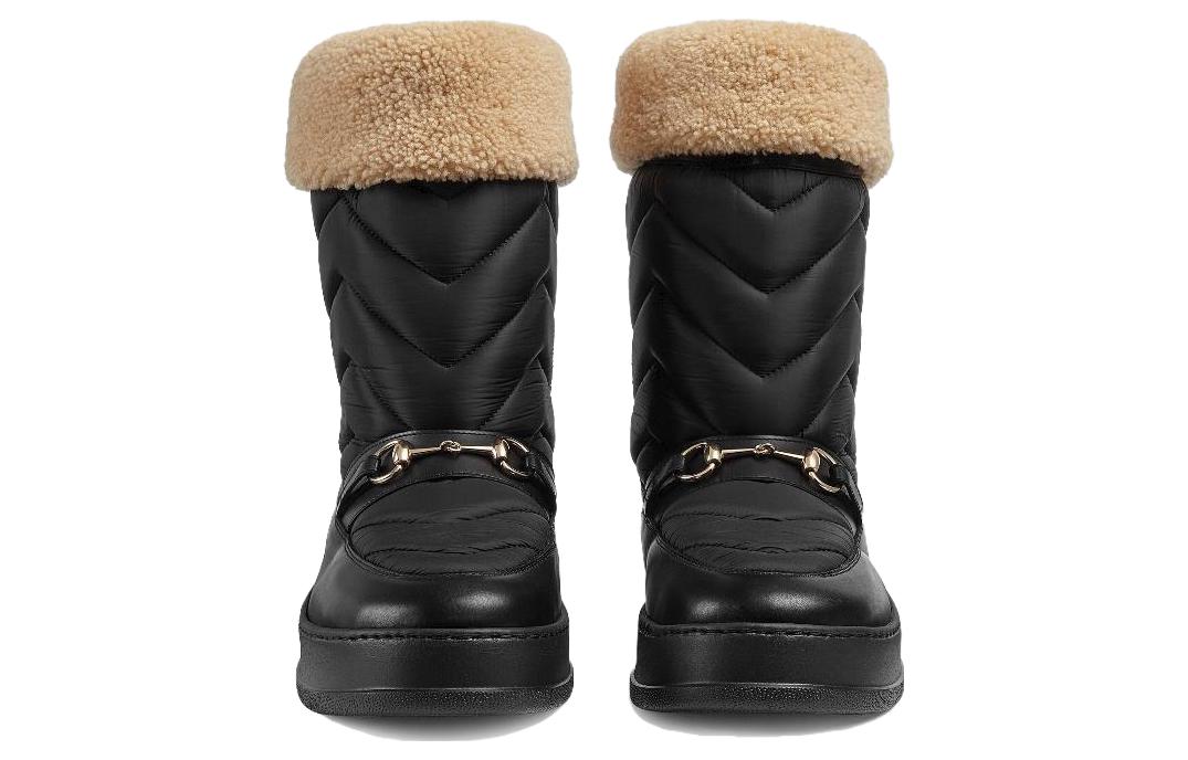 Gucci Chevron Boot With Horsebit 'Black' 圖 5