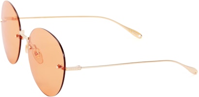 GUCCI China Pendant Round Metal Sunglasses Gold Unisex. GG1149S007 GUCCI China Pendant Round Metal Sunglasses Gold Unisex. GG1149S007