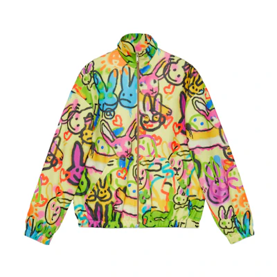 Gucci Chinese New Year Rabbit Graffiti Print Zip Jacket Multicolor () 714464-XJE4P-9275