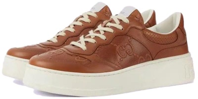 (Women) Gucci Chunky B GG Sneakers 'Brown' 726544-AABBV-2742 (Women) Gucci Chunky B GG Sneakers 'Brown' 726544-AABBV-2742