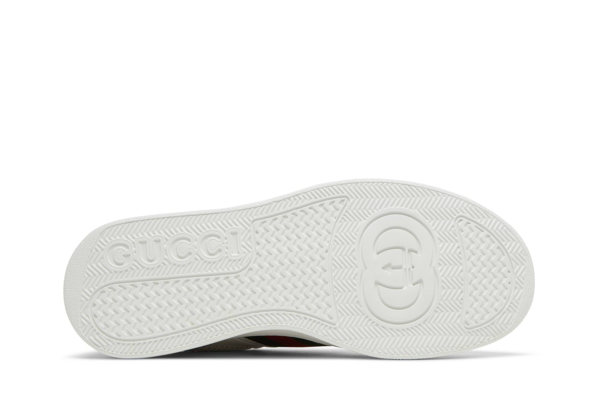 Shop Gucci Sepatu Chunky GG Web 'Putih Biru' 669698-UPG10-9060